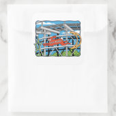 ジャックラビットローラーコースター スクエアシール (バッグ)