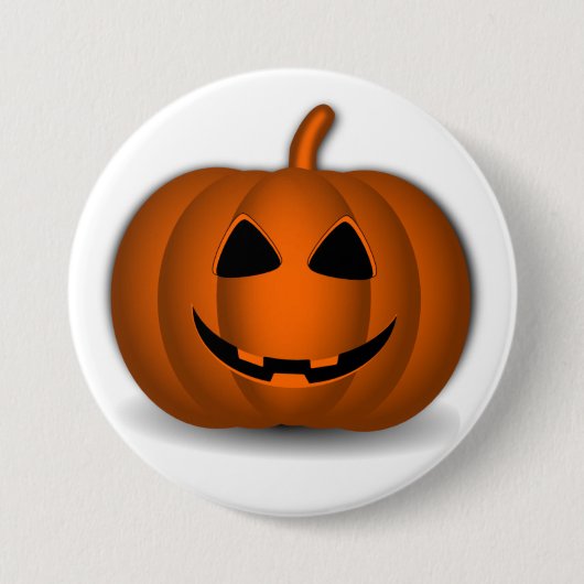 ジャックランタンハロウィンボタン 缶バッジ (正面)