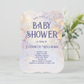 ジャックランタンハロウィーンの赤ちゃんシャワーの猫 招待状 (スタンド正面)