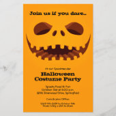 ジャックランタンバジェットハロウィーン招待状 (正面)