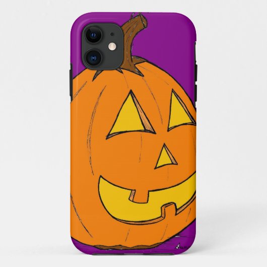 ジャックランタンパープルiPhone 5ケース Case-Mate iPhoneケース (裏面)