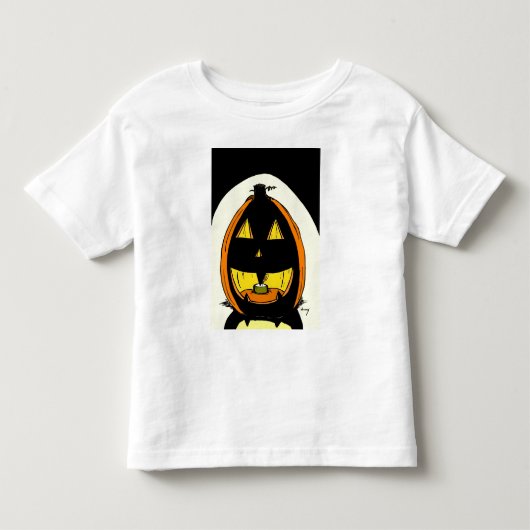 ジャックランタン幼児Tシャツ トドラーTシャツ (正面)