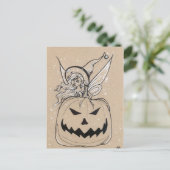 ジャックラーン妖精ハロウィーン葉書 ポストカード (スタンド正面)