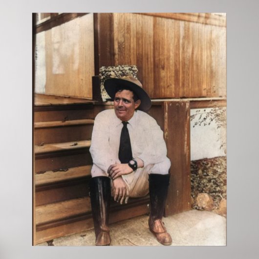 ジャックロンドン – 作家 ポスター (正面)