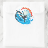 ジャックワゴンのシール! ラウンドシール (バッグ)