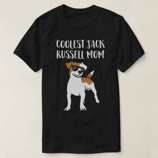 ジャックールク・ラッセル・ママ Tシャツ (デザイン正面)