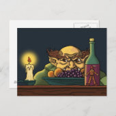 ジャック及び巨大なおとぎ話の郵便はがき ポストカード (正面/裏面)