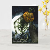 ジャック収穫者の挨拶状 カード (黄色い花)