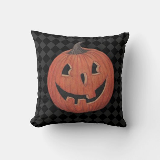 ジャック幸せなハロウィンの枕 クッション (正面)