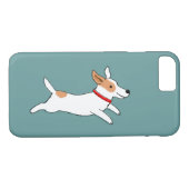 ジャック幸せな連続したラッセルテリア-かわいい犬 Case-Mate iPhoneケース (裏面(横))