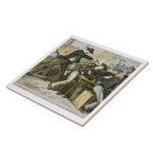 ジャック著「野生のビル」の暗殺(W.B. Hickok) タイル (側面)