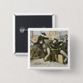 ジャック著「野生のビル」の暗殺(W.B. Hickok) 缶バッジ (正面&裏面)