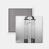 ジャック・アレクサンドル・チャールズのために作られたヴォルテール杭 マグネット (正面/裏面)