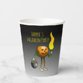 ジャック・オランタンがトリックまたは治療のために出て 紙コップ (裏面)