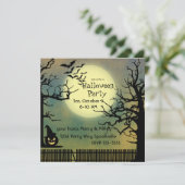 ジャック・オランタンと満月の霧の夜 招待状 (スタンド正面)