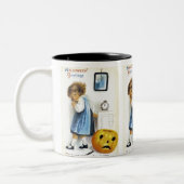 ジャック・オランタンの女の子 ツートーンマグカップ (左)