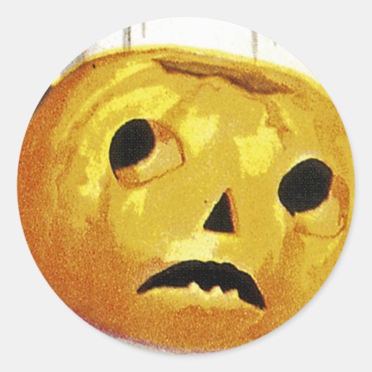 ジャック・オランタンの女の子 ラウンドシール (正面)