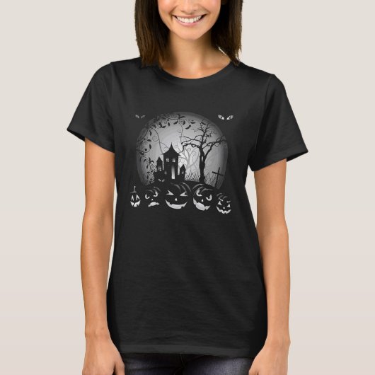 ジャック・オランタンの怖い城 Tシャツ (正面)