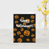 ジャック・オランタンの背景 カード (黄色い花)