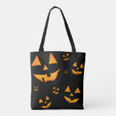 ジャック・オランタンまたはジャック・オランタンの目と微笑み トートバッグ (裏面)