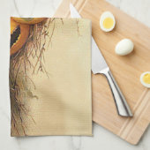 ジャック・オランタンカボチャ干し畑 キッチンタオル (四つ折り)