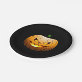 ジャック・オランタンハロウィンナイト ペーパープレート (アングル)