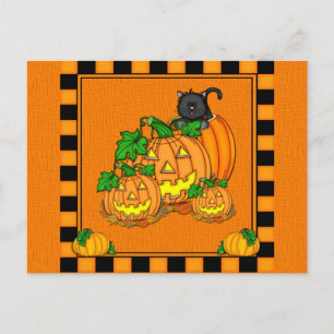 ジャック・オランタンハロウィーン ポストカード