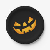 ジャック・オランタン顔 ペーパープレート (正面)