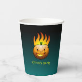 ジャック・オランタン(こうもりとクモ) 紙コップ (裏面)