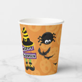 ジャック・オランタン・ウィッチ・サイン・ハロウィン 紙コップ (裏面)