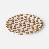 ジャック・オランタン・オン・ホワイト ペーパープレート (アングル)