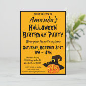 ジャック・オランタン・ハロウィーン誕生日パーティー 招待状 (スタンド正面)
