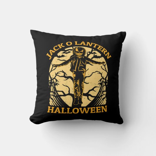 ジャック・オランタン・ハロウィーン クッション (正面)