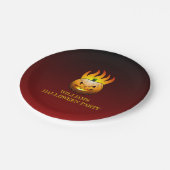 ジャック・オランタン・ハロウィーン ペーパープレート (アングル)