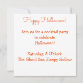 ジャック・オランタン！ 招待状 (裏面)