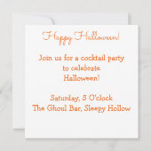 ジャック・オランタン！ 招待状 (裏面)