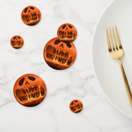 ジャック・オー・ランタン パンプキン ハロウィンパーティー コンフェッティ