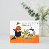 ジャック・オ・ランタンが箱から飛び出している ポストカード (スタンド正面)