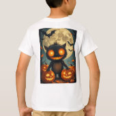 ジャック・オ・ランタンと仲間たちのかぼちゃの仲間 Tシャツ (裏面)