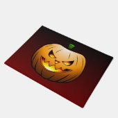ジャック・オ・ランタンと過ごすハロウィンの時間 ドアマット (アングル)