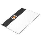 ジャック・オ・ランタンのカボチャと闇の中の眼球 ノートパッド (アングル)