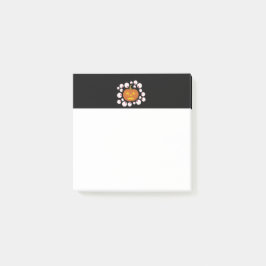 ジャック・オ・ランタンのカボチャと闇の中の眼球 ポストイット