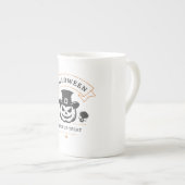 ジャック・オ・ランタンのトリックまたは特産マグカップ ボーンチャイナマグカップ (正面右)