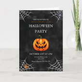 ジャック・オ・ランタンのハロウィンパーティー カード (正面)