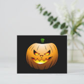 ジャック・オ・ランタンのハロウィン ポストカード (スタンド正面)