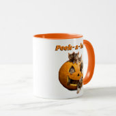 ジャック・オ・ランタンの子猫 マグカップ (正面右)