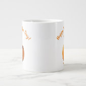 ジャック・オ・ランタンの犬 ジャンボコーヒーマグカップ (正面)