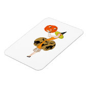 ジャック・オ・ランタンを持ったフラッパー マグネット (左側)