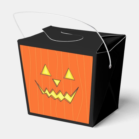 ジャック・オ・ランタン取り出しスタイルパーティーの特典ボックス フェイバーボックス (裏面サイド)