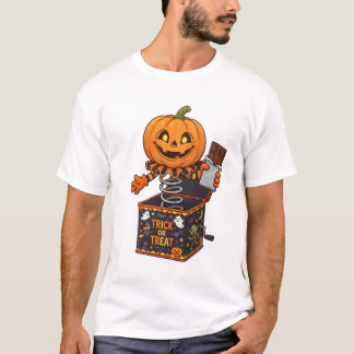 ジャック・オ・ランタン・イン・ザ・ボックス | ハロウィン Tシャツ
